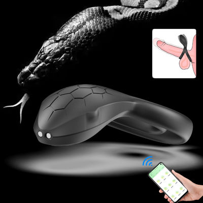 satın al Kadınlar Erkekler CockRing Çift Esnek Silikon Aşk Yüzüğü Vibrasyon Yüzüğü Erkekler İçin online manufacture