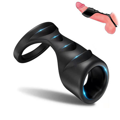Trì trễ xuất tinh Cứng cứng hơn Cải thiện cương cứng người lớn Đồ chơi Silicone tình yêu Nhẫn cho nam giới