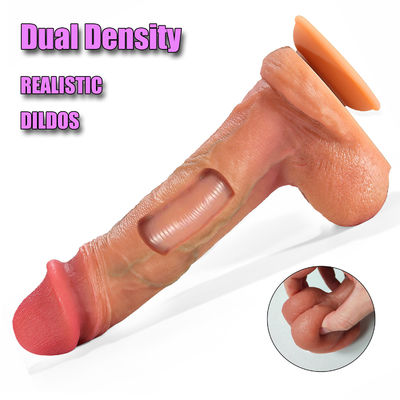 Vibrator hấp dẫn với độ dày đặc kép SM Phallus Monster Dildos cho cặp vợ chồng