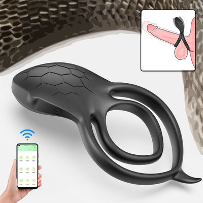 Vòng tình yêu tình dục đôi Vòng rung tay Vòng bao cao su Máy mát xa Vòng rung nấu ăn Vòng đực Sextoy