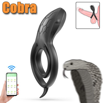 Vibrating Coke Ring Gay Couples Rechargeable Sleeve Ring Vibrator Male SexToy